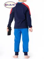 Lacivert Erkek Çocuk Kışlık Pijama Takımı Doremi Lacivert görsel 6