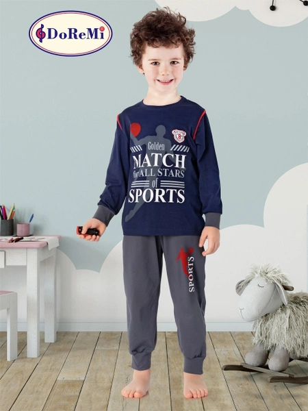 DoReMi Erkek Çocuk Pijama Takımı Sports