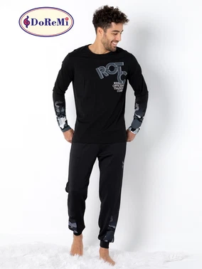 DOREMI Cepli Erkek Homewear Erkek Pijama Takımı DoReMi - Alternatif Görünüm