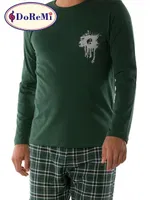 Bisiklet Yaka DoReMi Erkek Pijama Takımı görsel 4