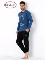 DoReMi Homewear Erkek Pijama Takımı Mavi görsel 8