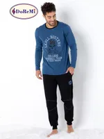 DoReMi Homewear Erkek Pijama Takımı Mavi görsel 9