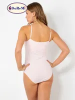 Pembe İnce Askılı Kaplı Body DoReMi Pembe görsel 8