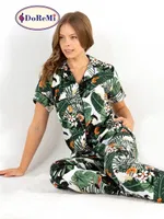DoReMi Ivied Kısa Kollu Bayan Pijama Takımı Desenli görsel 6