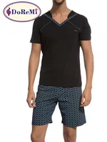 DoReMi Kısa Kollu Erkek Pijama Takımı Somon No.2 Siyah görsel 8