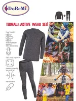 DoReMi Seamless Çocuk Pijama Takımı Gri görsel 6