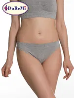 DoReMi Gri Seamless Modal Dantelli Slip Külot Gri Melanj detay görünüm
