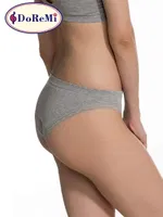 DoReMi Gri Seamless Modal Dantelli Slip Külot Gri Melanj görsel 4