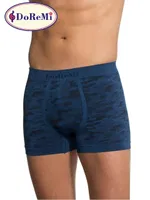 DoReMi Sky Kamuflaj Erkek Boxer Mavi-Siyah detay görünüm