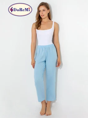 DOREMI Beli Lastikli Viskon Bayan Pijama Altı - Alternatif Görünüm