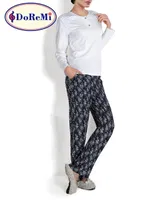 DoReMi White-Black Bayan Pijama Takımı Beyaz