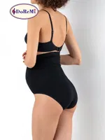 DoReMi Yüksek Bel Çıtçıtlı Hamile Slip Siyah görsel 6