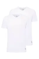 Erkek Yuvarlak Yaka Kısa Kol Atlet 2 Li US. POLO ASSN. 80197 Beyaz detay görünüm