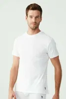 Erkek Yuvarlak Yaka Kısa Kol Atlet 2 Li US. POLO ASSN. 80197 Beyaz görsel 5