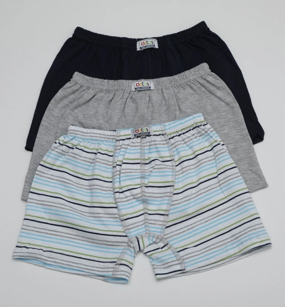 Erkek çocuk Penye 3 lü Boxer 3105-F Öztaş