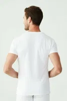 Erkek Kısa Kol V Yaka Atlet 2 Li US. POLO ASSN. 80194 Beyaz görsel 4