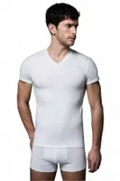 Erkek Kısa Kol V Yaka Atlet 2 Li US. POLO ASSN. 80194 Beyaz