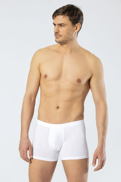 Erkek Likralı Boxer Cacharel 1335/BEYAZ