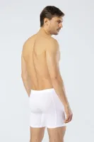 Erkek Likralı Uzun Boxer Bel Bantlı Cacharel 1336/BEYAZ Beyaz detay görünüm