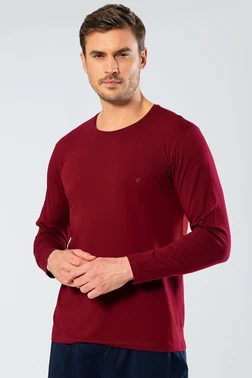 Cacharel Erkek Uzun Kollu T-Shirt Cacharel 1333/İNDİGO - Alternatif Görünüm