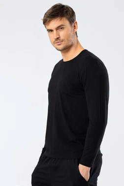 Cacharel Erkek Uzun Kollu T-Shirt Cacharel 1333/SİYAH