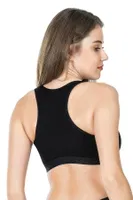 Geniş Askılı Sporcu Body Sütyen Derya Kurşun 525 Siyah
