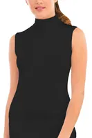 İmer 1261 Boğazlı Sıfır Kol Modal Atlet Siyah