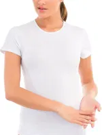 İmer 1264 Kısa Kol Yuvarlak Yaka Modal Atlet Beyaz
