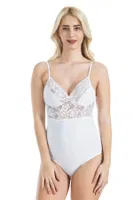 İp Askılı Dantelli Kadın Body Derya Kurşun 334 Beyaz