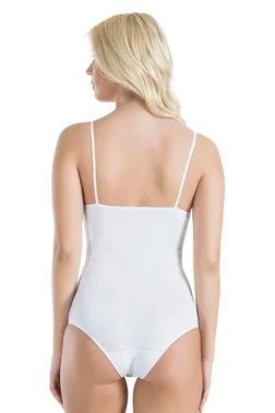 Derya Kurşun İp Askılı Dantelli Kadın Body Derya Kurşun 334 - Alternatif Görünüm