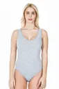 Kalın Askılı Çıtçıtlı Kadın Body Derya Kurşun 315