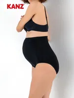 Yüksek Bel Çıtçıtlı Hamile Slip Miorre Siyah görsel 9