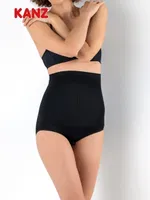 Yüksek Bel Çıtçıtlı Hamile Slip Miorre Siyah görsel 12