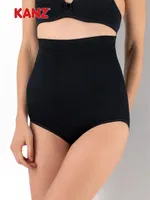 Yüksek Bel Çıtçıtlı Hamile Slip Miorre Siyah görsel 13