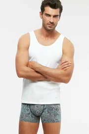 Kom Kom Erkek 2'li Atlet - Scott Askılı 2 li Basic Erkek Atlet