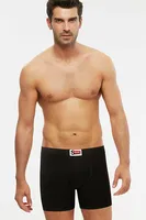 Kom Erkek Boxer - Arsenal Pamuklu 2 li Erkek Boxer Siyah görsel 4