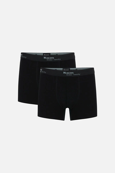 Kom Erkek Boxer - Tight Pamuklu 2 li Erkek Boxer