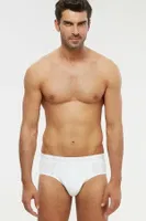 Kom Erkek Slip - Cuba Pamuklu 2 li Erkek Slip Beyaz