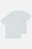 Kom Erkek James Bisiklet Yaka 2 li Erkek Tshirt Beyaz görsel 5