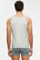 Kom Erkek Atlet - Scott Askılı Pamuklu Basic Erkek Atlet görsel 4