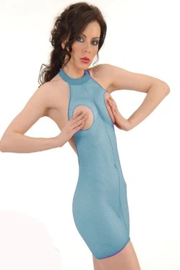 La Blinque La Blinque Erotik Turkaz File Elbise 965T