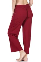 Lastikli Pegasus Pantolon Derya Kurşun 020 Bordo detay görünüm