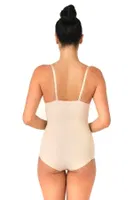 Lazer Kesim Göğsü Açık Slip Korse Emay 2723 Ten görsel 5