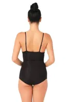 Lazer Kesim Göğsü Açık Slip Korse Emay 2723 Siyah detay görünüm