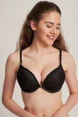 Le Jardin Le Jardin Loanna 2 Beden Büyük Gösteren Dantel Sütyen 7005 - Alternatif Görünüm