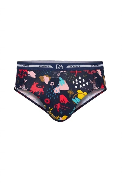 Memox Baskılı Renkli Slip Külot Doreanse 1305