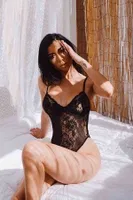 Siyah Sexy Body Fantazi Merry See MS2517 Siyah görsel 4