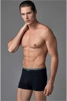 Micro Modal Erkek Boxer Eros ERS051 Siyah farklı açı