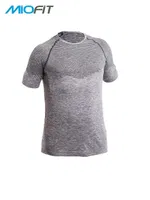 MioFit Active Erkek Tişört Grey Melange detay görünüm