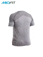 MioFit Active Erkek Tişört Grey Melange farklı açı